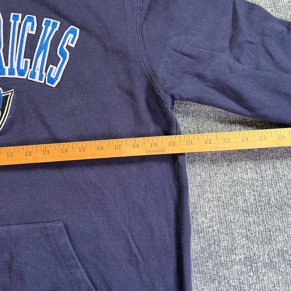 Adidas Dallas Mavericks Hoodie Kids XL 18/20 Navy Blue NBA Pullover Fleece Logo